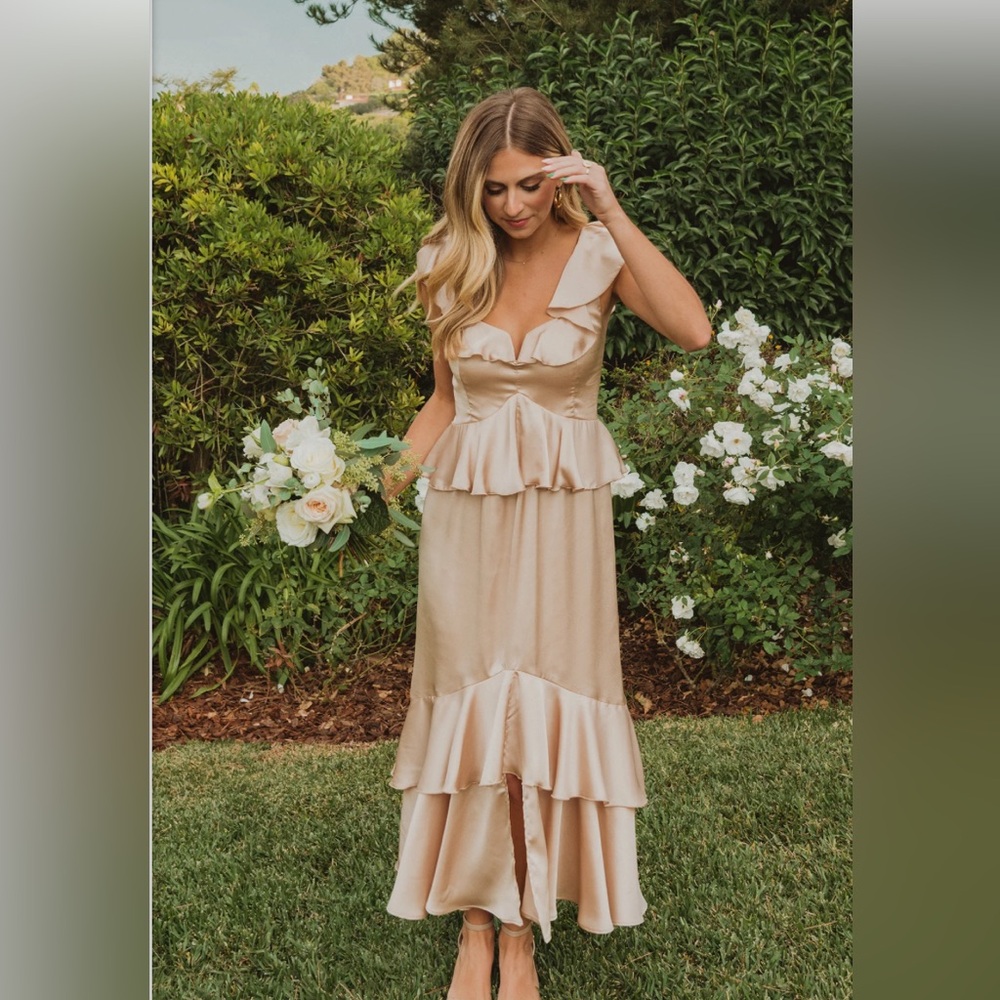 Show Me Your Mumu Reese Ruffle Dress